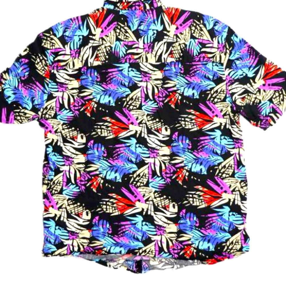 Soul Star England Shirt Men’s XL Hawaiian Button Up Collared Tropical Holiday